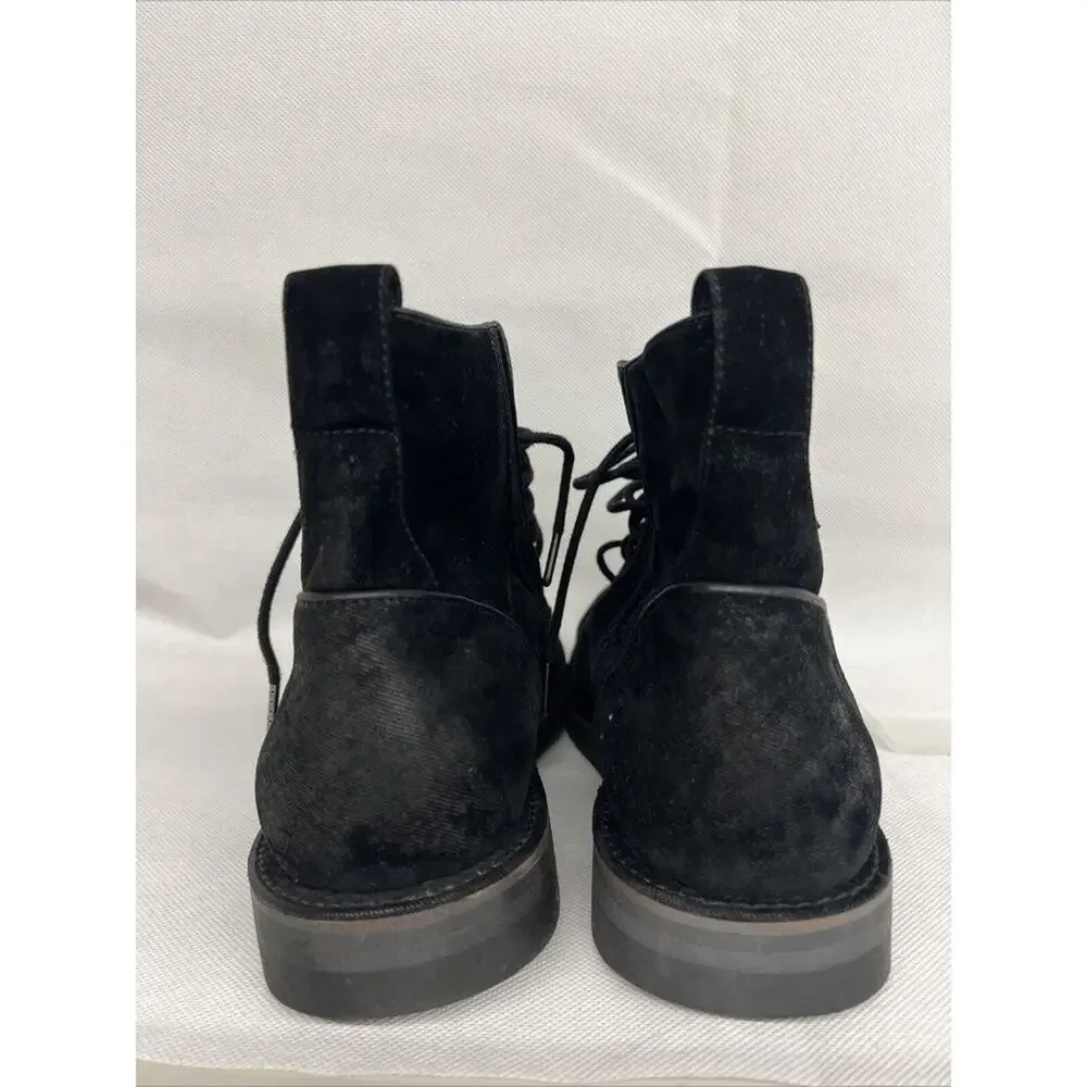 NEW MENS SZ 11 JOHN VARVATOS BARRETT SIDE ZIP BOOT SOFT VELVET SHEEN ANKLE